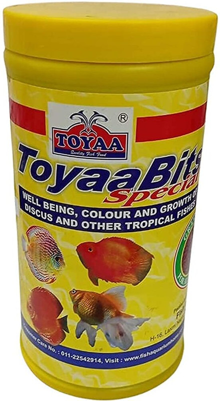 Toya Toyaa Bits Special The Slowly Sinking Granular Fish Food 220g Fish 0.22 kg Dry Young, Adult, Senior Fish Food