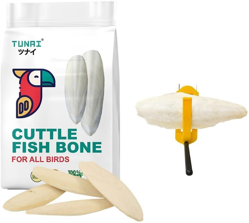 TUNAI Cuttlefish Bone Fish 0.25 kg Dry Adult, New Born, Senior, Young Bird Food