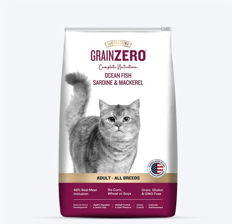 Signature Grain Zero Mother & Kitten Ocean Fish, Sardine & Mackeral 7 kg Dry Young Cat Food
