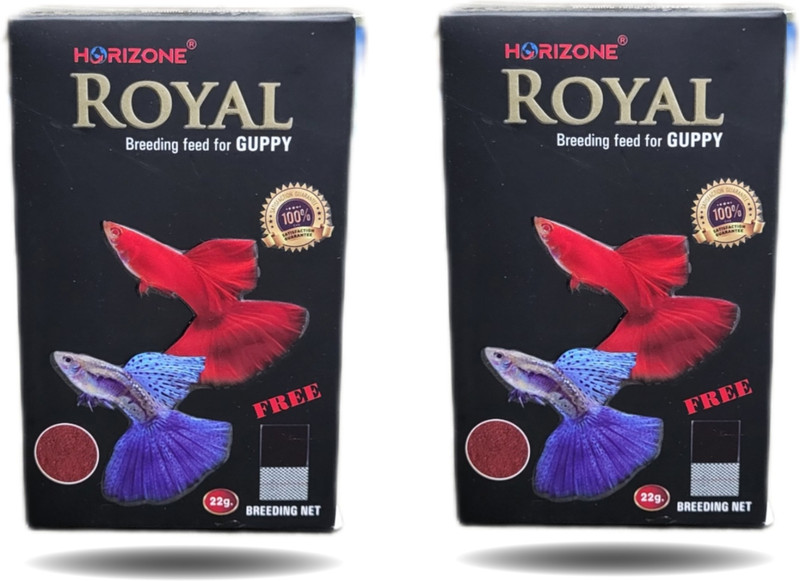 HOOGHLY AQURIUM Horizone Royal Oscar Premium Floating Fish Food 0.2 kg (2x0.1 kg) Dry All Life Stages Fish Food