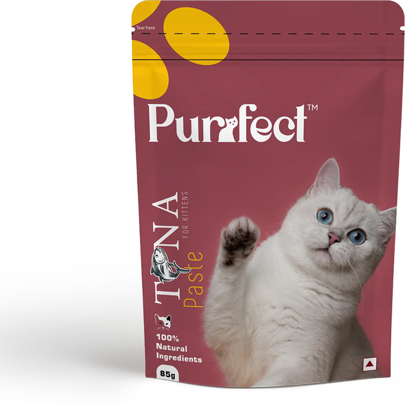 All4pets Ektek Global Purrfect Tuna Paste 85g (Pack of 5) Tuna 0.425 kg (5x0.08 kg) Wet All Life Stages Cat Food
