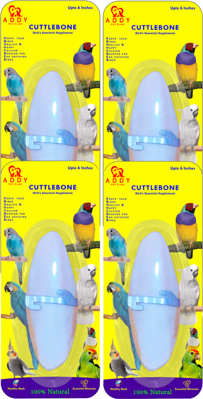 Addy Addy Premium Cuttlefish Bone 10-12cm 0.2 kg (4x0.05 kg) Dry Adult, New Born, Senior, Young Bird Food