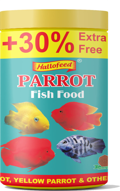 Hallofeed Special Parrot Fish Food, 390gm 0.39 kg Dry Adult, Young, Senior Fish Food