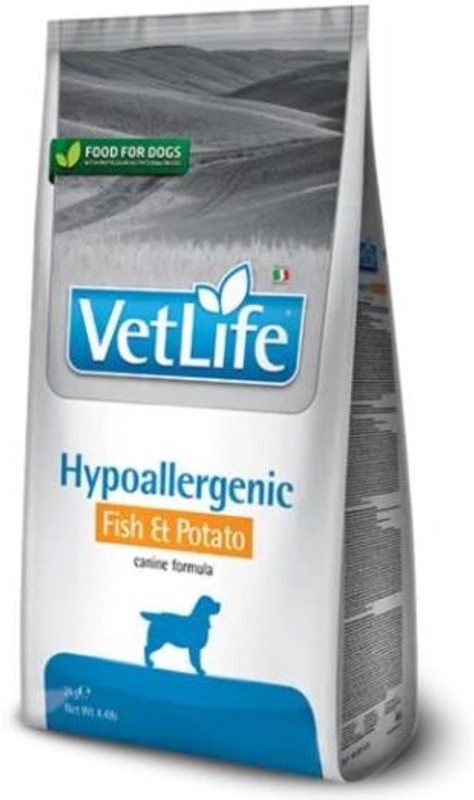 Vetlife Hypoallergenic Fish and Potato Dry Dog Food 2kg 2 kg Dry Adult Dog Food