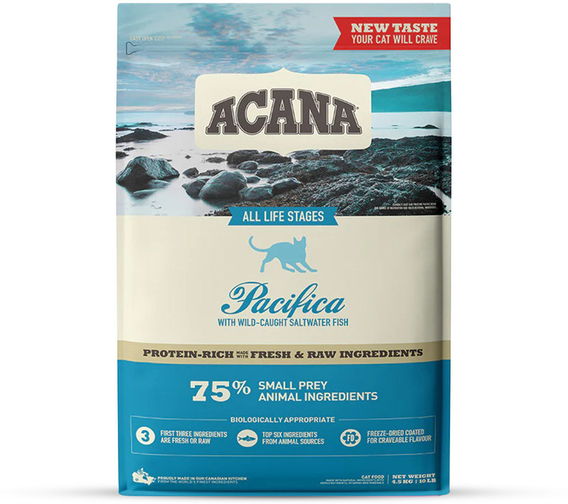 Acana Pacifica Fish Adult Dry Cat Food-1.8 kg Fish 1.8 kg Dry Adult Cat Food