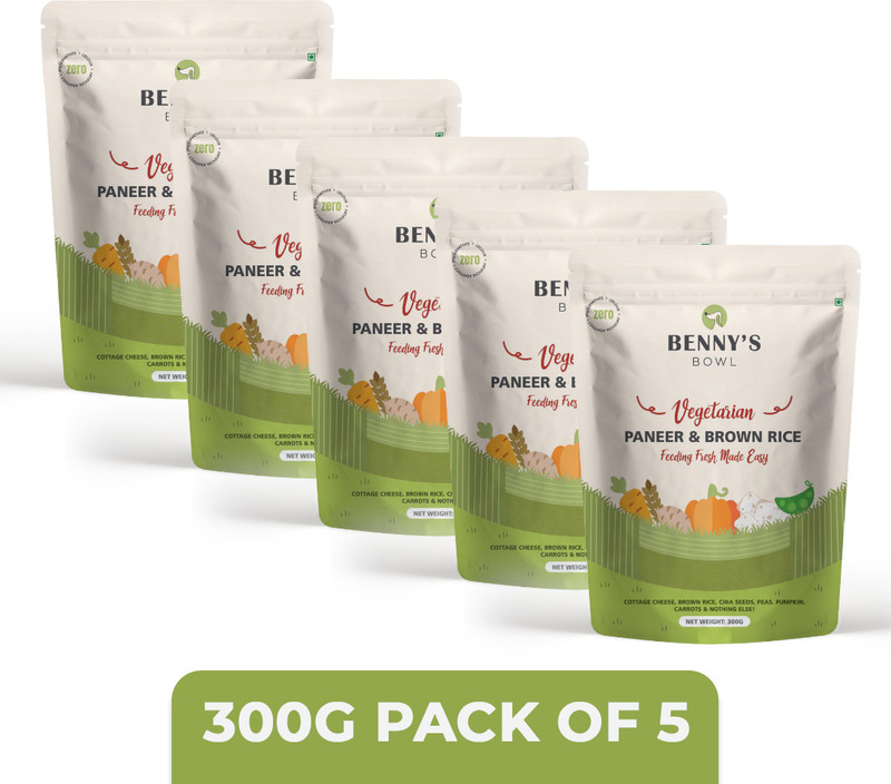 Benny's Bowl Delicious Fresh Dog Food, Lamb and French Beans Recipe, Wet Dog Food Lamb 1.5 kg (5x0.3 kg) Wet Adult, New Born, Senior, Young Dog Food