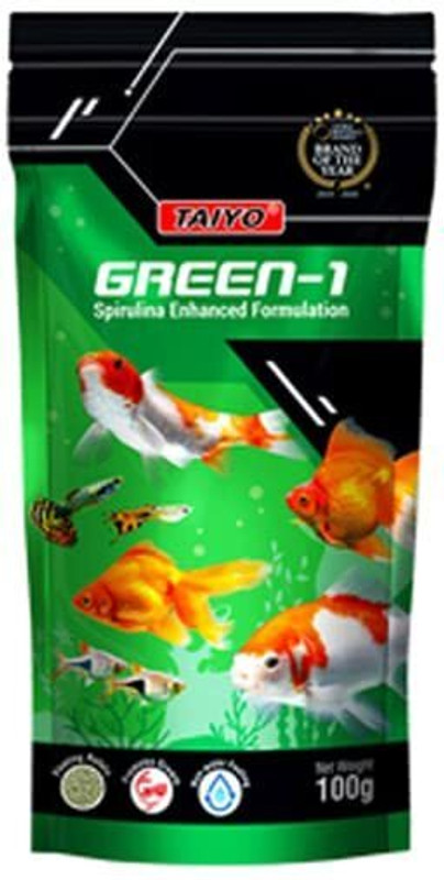 Horizone Oscar (Pack of 2) Fish Food (100g) Fish 0.2 kg (2x0.1 kg) Dry Adult, Senior, Young Fish Food