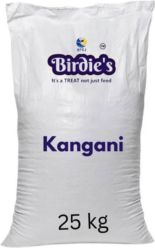 Birdie's Kangani Bird Food for Small to Medium Birds like Budgies, Lovebirds & Conures 25 kg Dry New Born, Young, Adult Bird Food