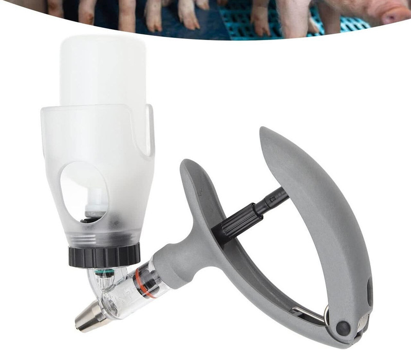 Bethlehem Reusable Injection Vaccination Gun for Pigs, Sheep, Dogs and Goats, 5ml Capacity(Plastic)