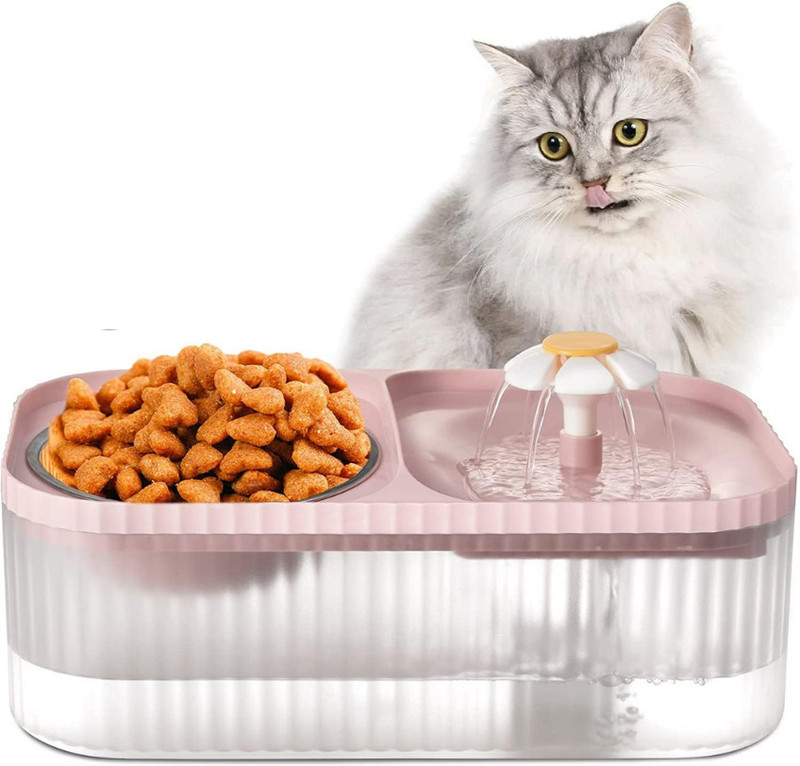 Pet Guard Premium Cat Water Fountain Dispenser Filtered Cat Water Fountain(Plastic)