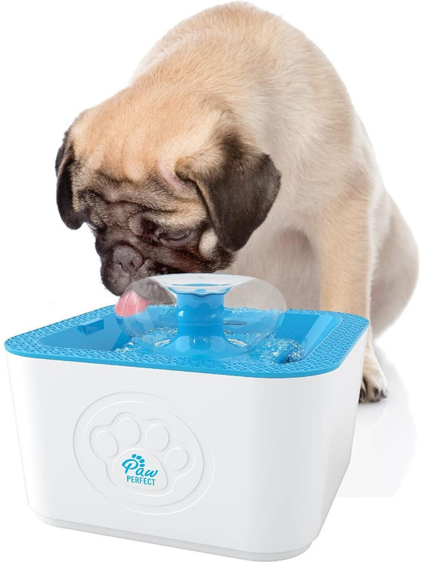 PSK PET MART Dog Fountain 84oz/2.5L,Water Dispenser, Dog Bowl Dispenser(Plastic)