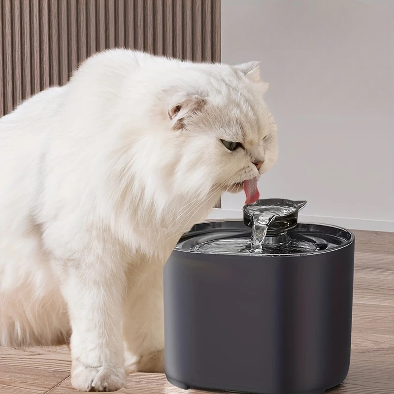 GHANU Cat Water Fountain, Pet Water Dispenser, Pet Drinking Fountain with Faucet(Polypropylene)