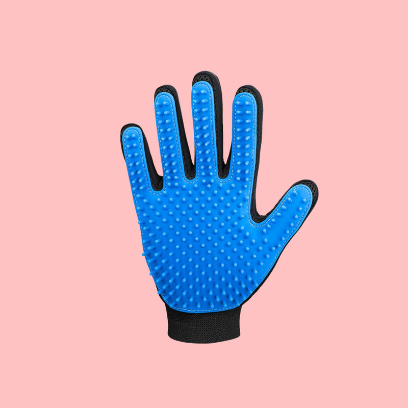 KRIJAM Pet Grooming Gloves - Dog, Cat Bathing Scrubber Gloves Grooming Gloves for Dog, Cat(Multicolor, Fits All)