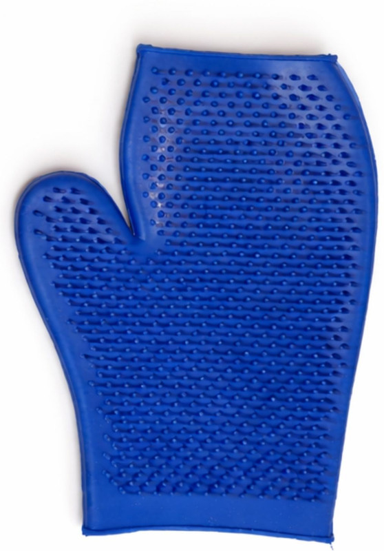 ZoOwill Textured Design, Hair Removal, Bath and Massage Grooming Gloves for Dog & Cat, Horse, Rabbit(Multicolor, Fits All)