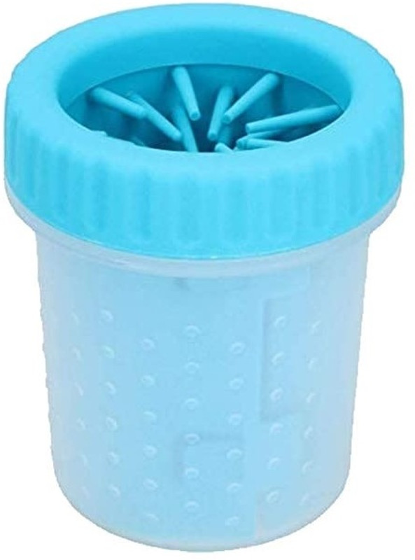 Tail & Collar Club Foot Washing Cup, Pet Paw Cleaner Portable Dog Paw Washer with Soft Silicone Basic Comb for  Dog & Cat