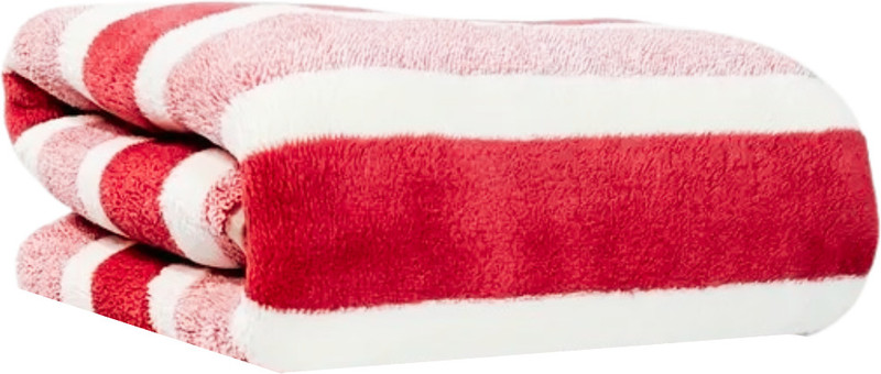 MICROSHINE Dog Bath Towel 140 cm x 70 cm Pet Towel Grooming Gloves for Dog & Cat(Red, Large)