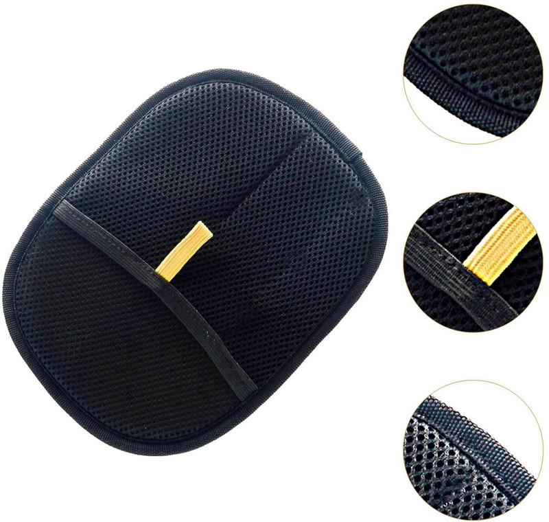 JRS TRADERS Pet Hair Remover Mitt Glove for Cats and Dogs, Reusable Double-Sided Grooming Grooming Gloves for Dog & Cat(Black, Large)