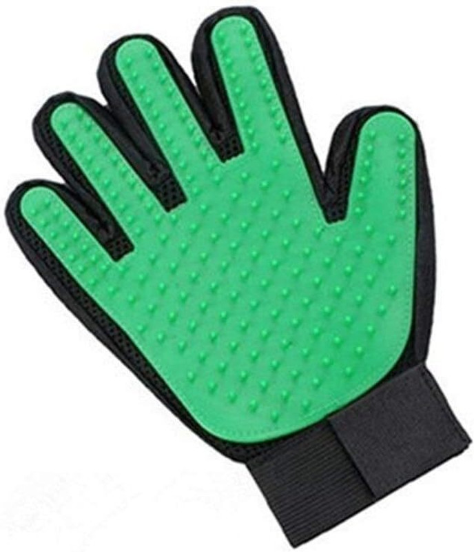 PSK PET MART Grooming Gloves for Dog, Cat(Blue, Red, Fits All)