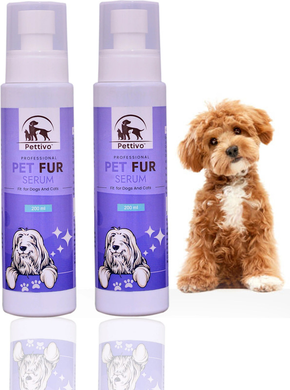 Pettivo Pet Fur Serum for Dogs and Cats, Detangling Spray Pet Hair Styling(200 ml)