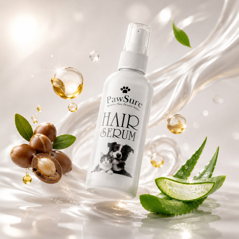PawSure Hair Serum for Pets | Dogs & Cats | Smooth & Shiny Coat | 100ml Pet Hair Styling(100 ml)