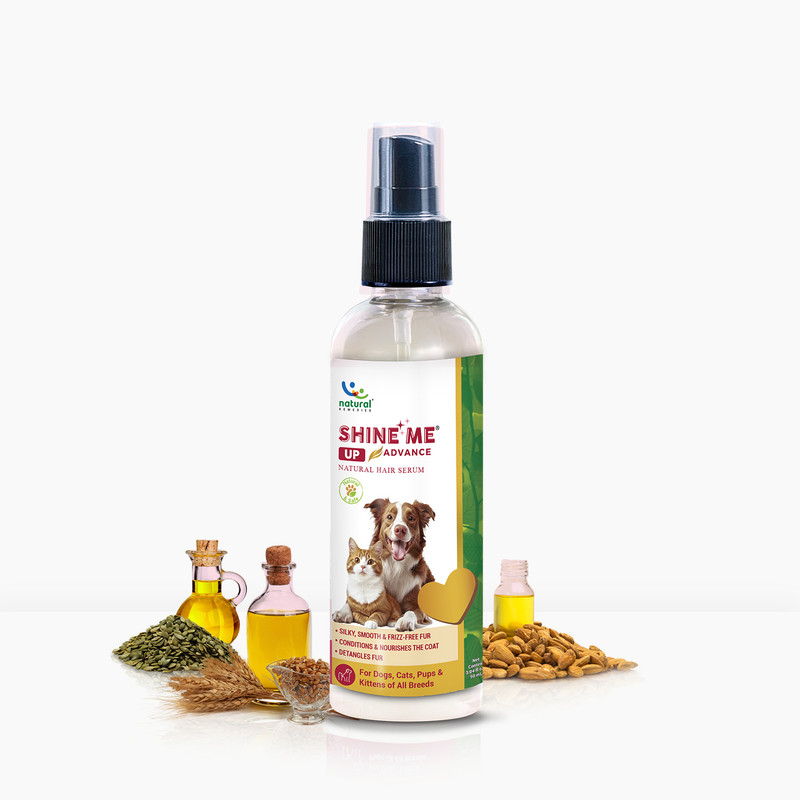 Natural Remedies Shine Me Up Advance, Natural Hair Serum ,Silky, Smooth and Frizz Free Hair 90 ml Pet Hair Styling(90 ml)