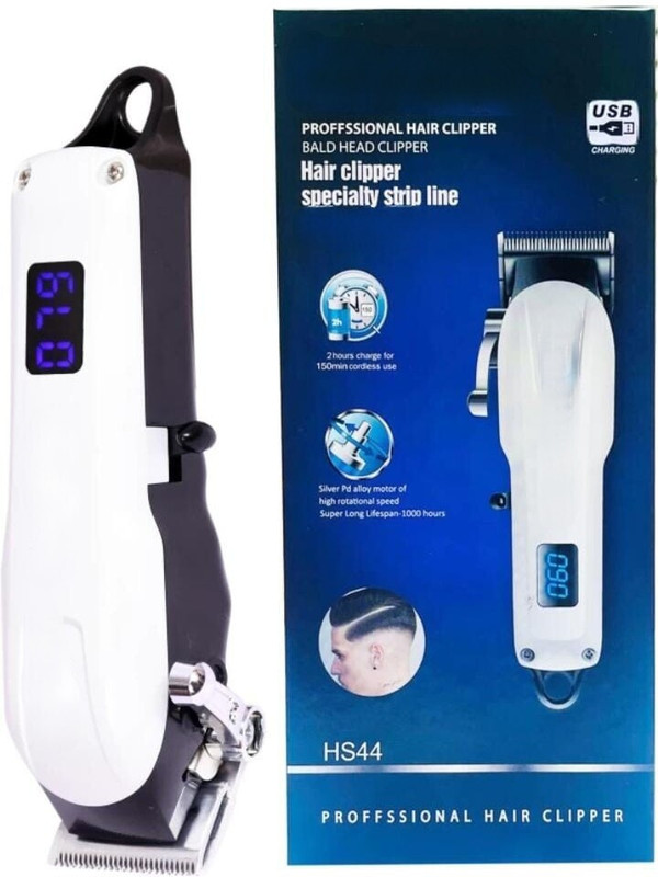 Zeno volt Electric Dog Hair Trimmer For Men 240 Min Runtime Shaver Trimmer White, Black Pet Hair Trimmer