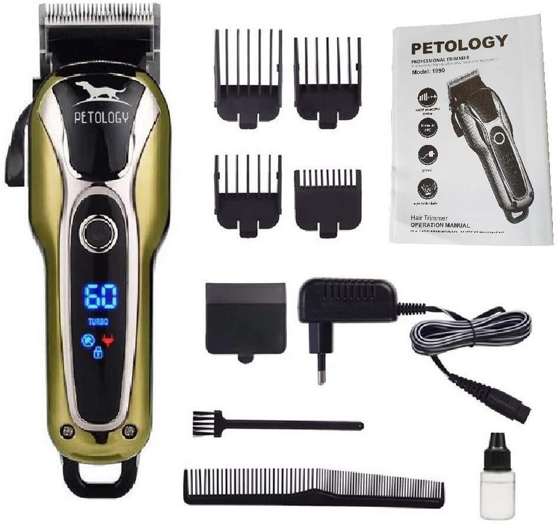 Petology PetTurboTrimmerBG Green, Black Pet Hair Trimmer
