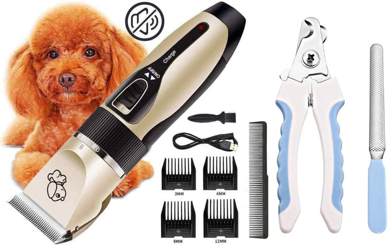 Dominic smart Animal and pets hair cutter machine ,home grooming tool Gold Pet Hair Trimmer