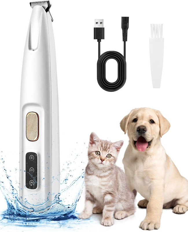 KIZJORYA Pet Paw Hair Trimmer, Dog & Cat Clipper, Razor for Dogs & C Multicolor Pet Hair Trimmer