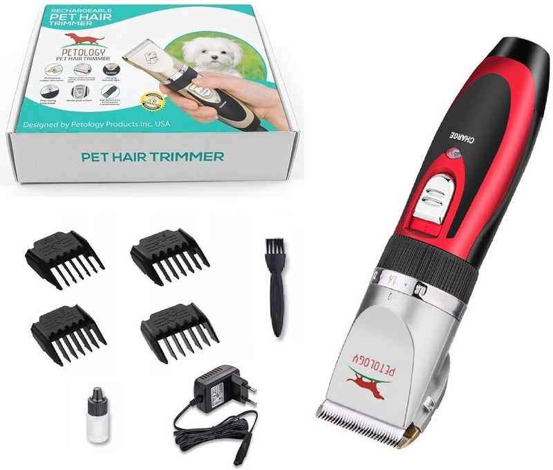 Petology PetTrimmerRedWB Red Pet Hair Trimmer