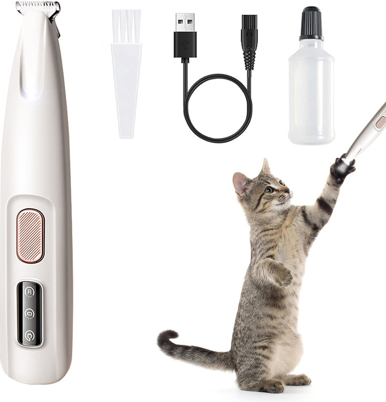 ORTIZA USB Pet Trimmer with LED Light Multicolor Pet Hair Trimmer