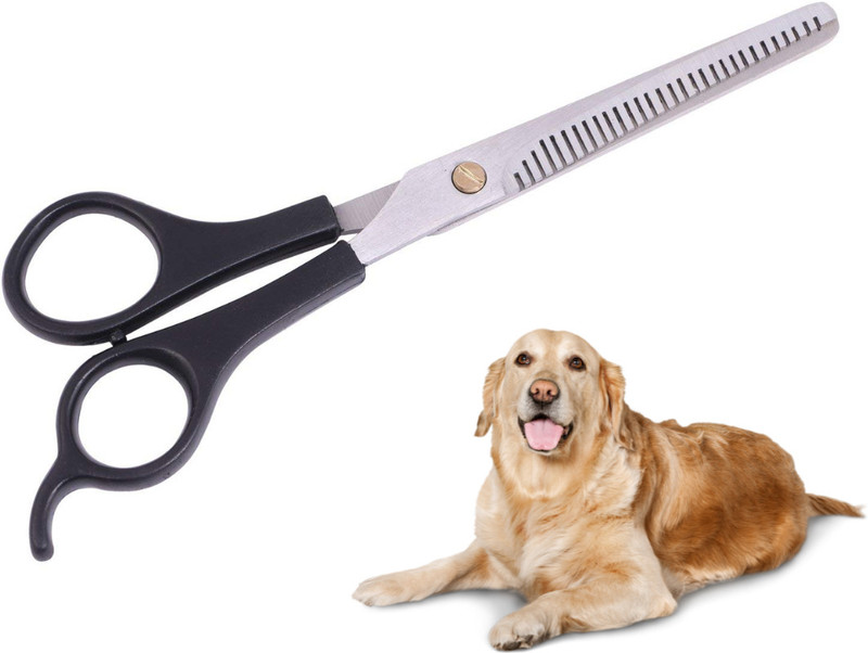 Petfun Professional Pet Grooming Thinning Scissors for Dogs & Cats – Stainless Steel Multicolor Pet Hair Trimmer