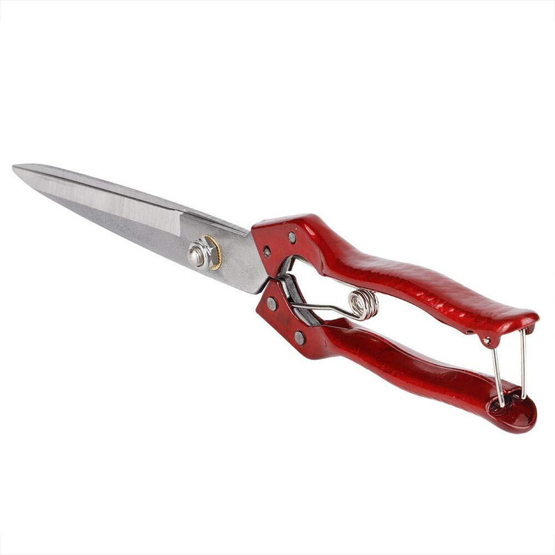 Bethlehem Farm Trimming Shear Steel Sheep Clippers Animal Scissors for Goats, Red Pet Hair Trimmer