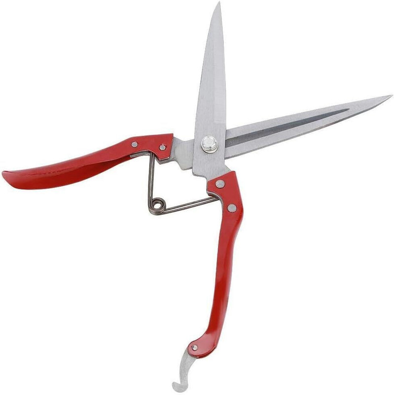 YMS Red Scissors Sheep hair cutting machine Steel Pet Hair CUTTING KATAR Silver Pet Hair Trimmer