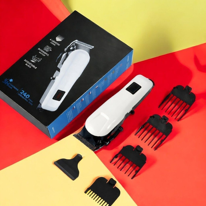 Xoxo X291 All-in-One Electric Trimmer , , Cordless & Rechargeable For pets F-1542 White Pet Hair Trimmer