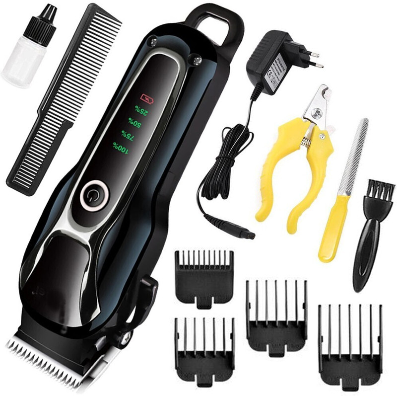 KURBA new hair clipperl dog hair trimmer cat cutter grooming animal for pet machine Multicolor Pet Hair Trimmer