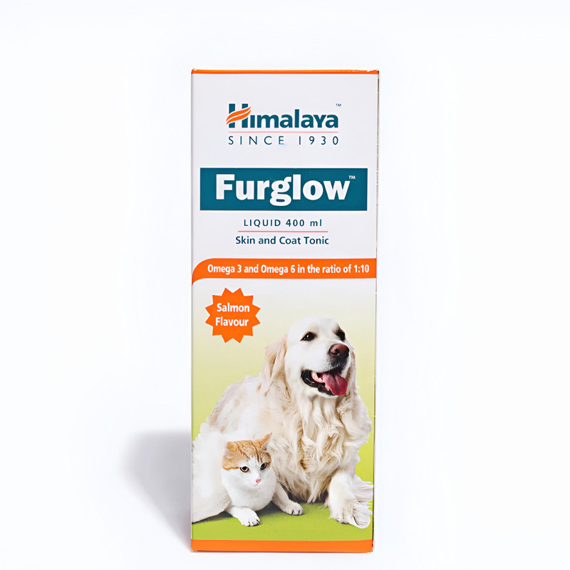 Himalaya Herbals Furglow Skin & Coat 400 ml syrup For Dog & Cat Pet Health Supplements(400 ml)