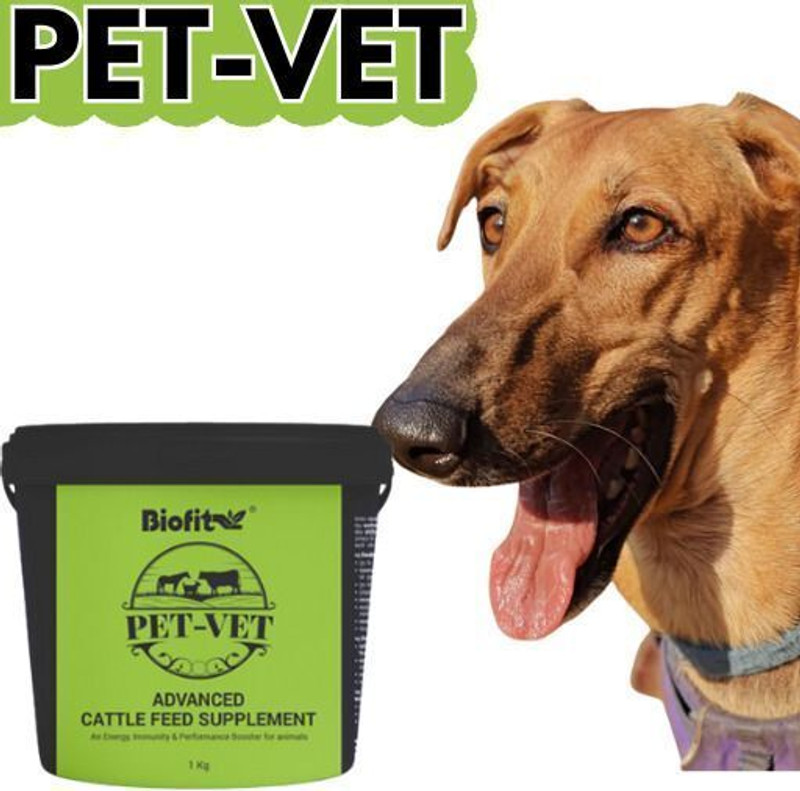 PET-VET Pet foods provide balanced vitamins, minerals, and proteins Pet Health Supplements(1 kg)