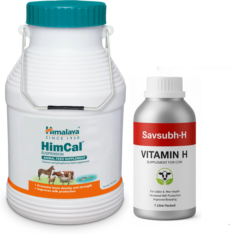 Himalaya Herbals Himcal 5Ltr Calcium Tonic with Vitamin H – Boost Milk Yield & Bone Power Pet Health Supplements(6 L)