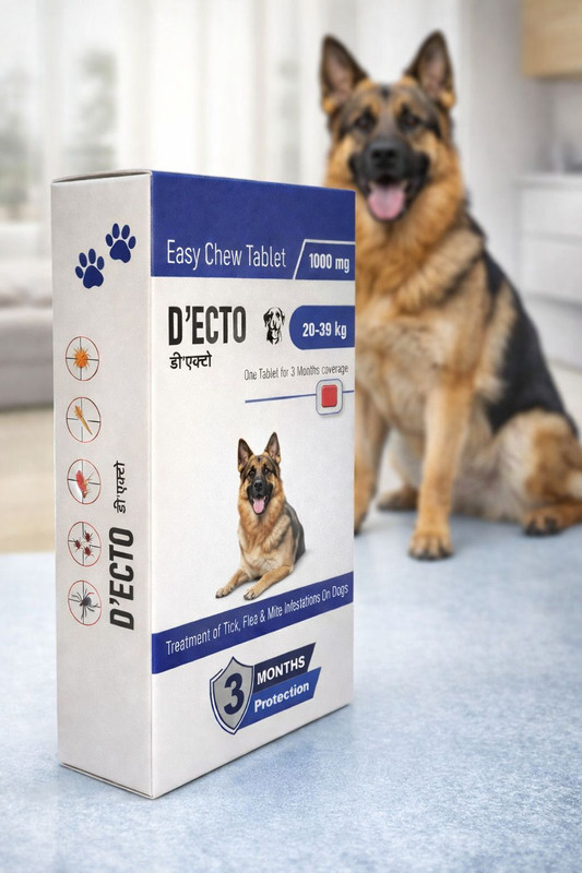I & H TRADERS I & H TRADERS DECTO 20-40 KG Pet Health Supplements(1000 mg)