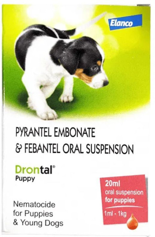 I & H TRADERS I&H Traders Drontal Puppy Deworming Suspension for Puppies Pet Health Supplements(20 ml)
