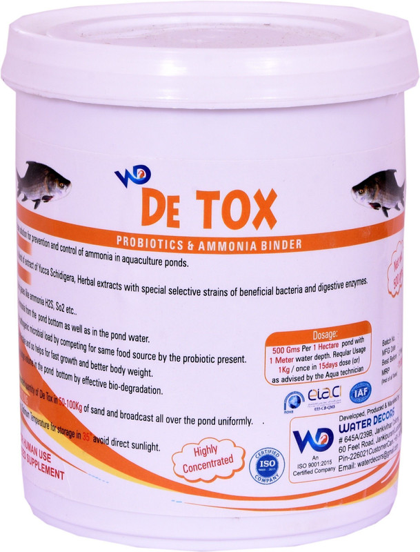 DE TOX Probiotic & Ammonia Binder Pet Health Supplements(580 g)
