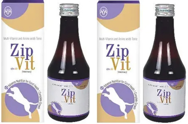 INTAS ZIPVIT Multimineral Supplement | Daily Vitality & Strength Support Pet Health Supplements(400 ml)