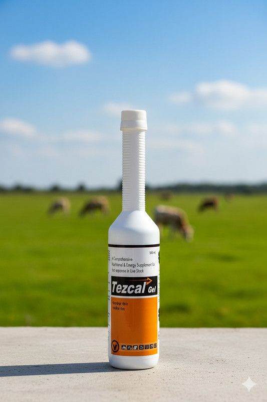 TEZCAL Increasing Milk Production in Animal/Cattles| सभी मवेशियों का दूध बढ़ाने के लिए| Pet Health Supplements(300 ml)