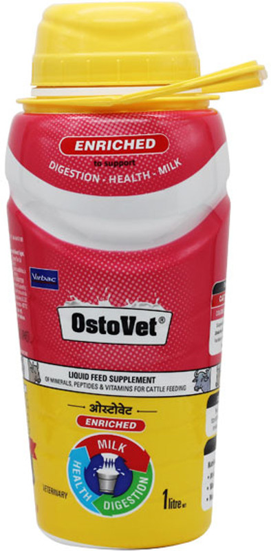Virbac Ostovet Calcium 1000 ml pack of 1 Pet Health Supplements(1000 ml)
