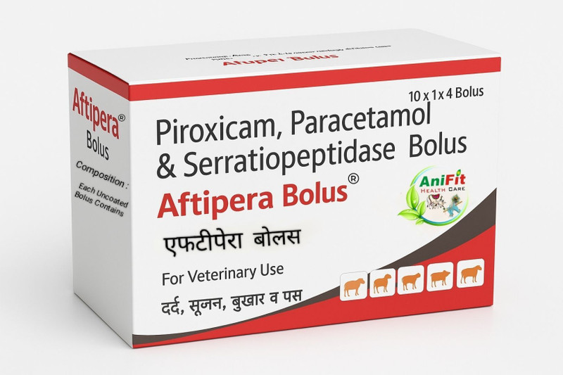 Aftipera Bolus AftiperaBolus pack of 10 Strips 4 Bolus Pet Health Supplements(10 Pieces)