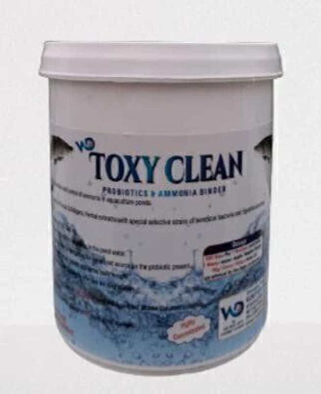 Pond Master Toxy Clean Probiotics & Ammonia Binder [REMOVER FROM AQUACULTURE ] Pet Health Supplements(500 g)
