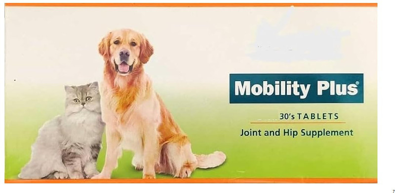 Himalaya Herbals Mobility Joint Relief Tablet for Dogs & Cats | Strong Bones & Movement Pet Health Supplements(30 Pieces)