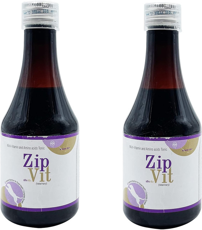 INTAS ZIPVIT Vitamin E Capsules | Healthy Skin, Hair & Antioxidant Care Pet Health Supplements(400 ml)