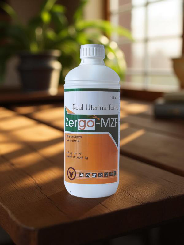 ZERGO MZF Uterine tonic for all cattles Pet Health Supplements(1 L)